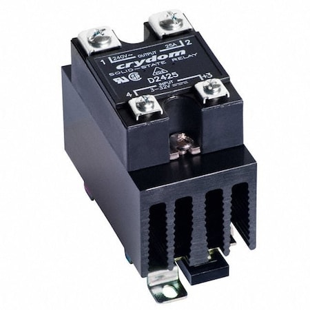 Crydom Solid State Relays - Industrial Mount 24A/240V Dc Input Zc Ssr Mounted Heatsink HS301DR-D2425